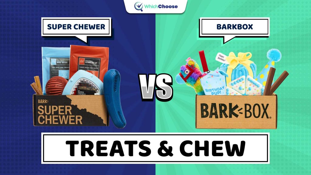 Barkbox vs Super Chewer: Treats & chew