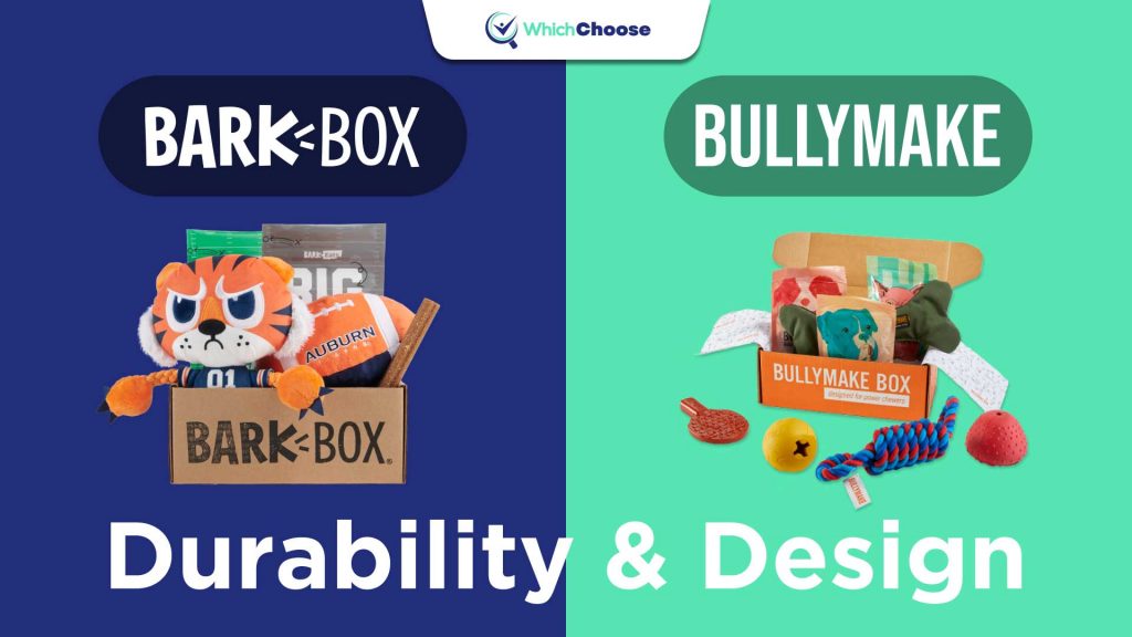 Barkbox Super Chewer vs BullyMake: Durability & Design