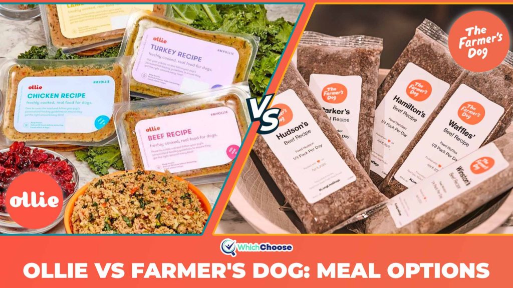 Ollie Vs Farmer's Dog: Meal Options