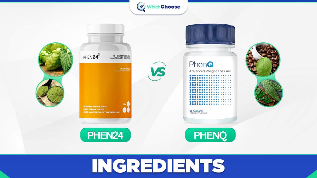 Phen24 Vs PhenQ: Ingredients