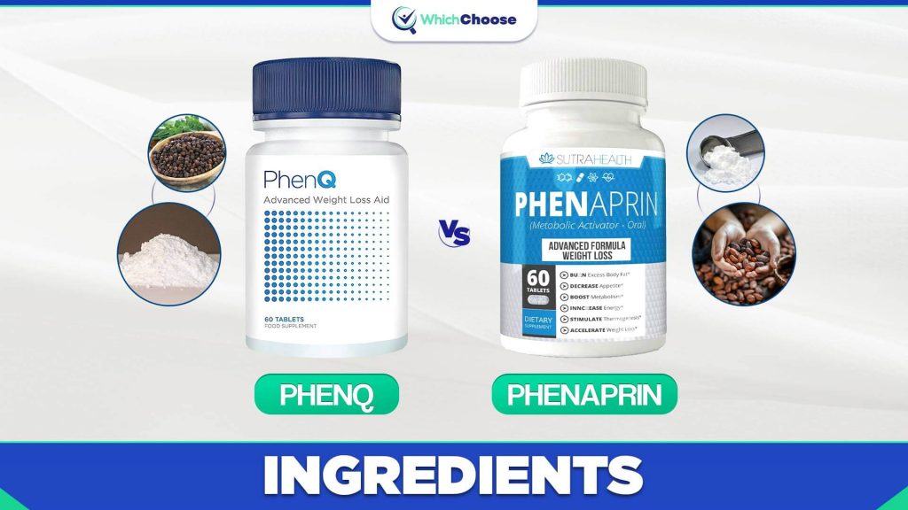 PhenQ Vs PhenAprin: Ingredients