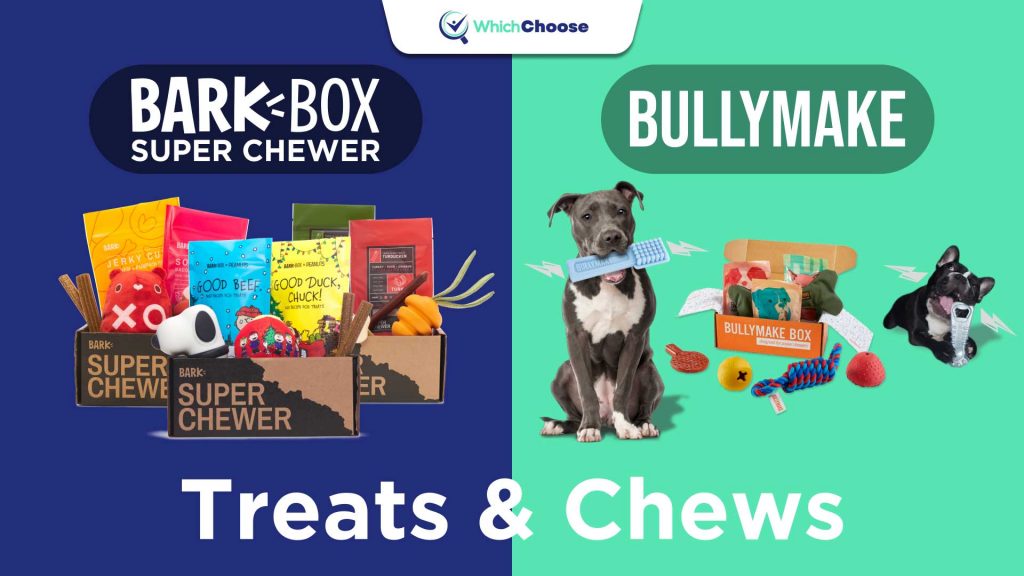 Super Chewer vs BullyMake: Treats & chews