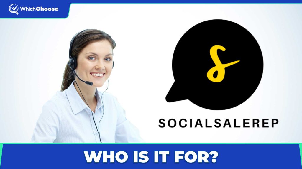 Who is Social Sale Rep for?