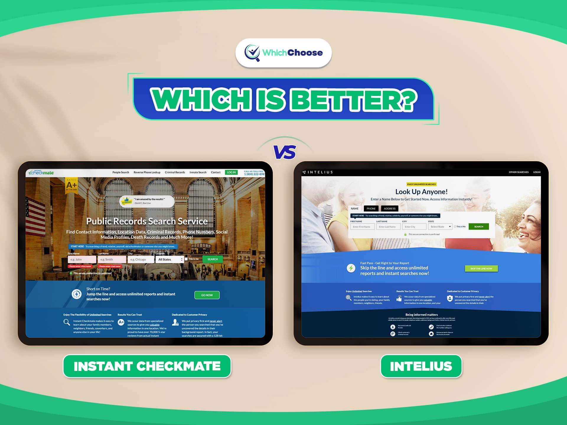 Instant Checkmate Vs Intelius: Which Services Is Better?