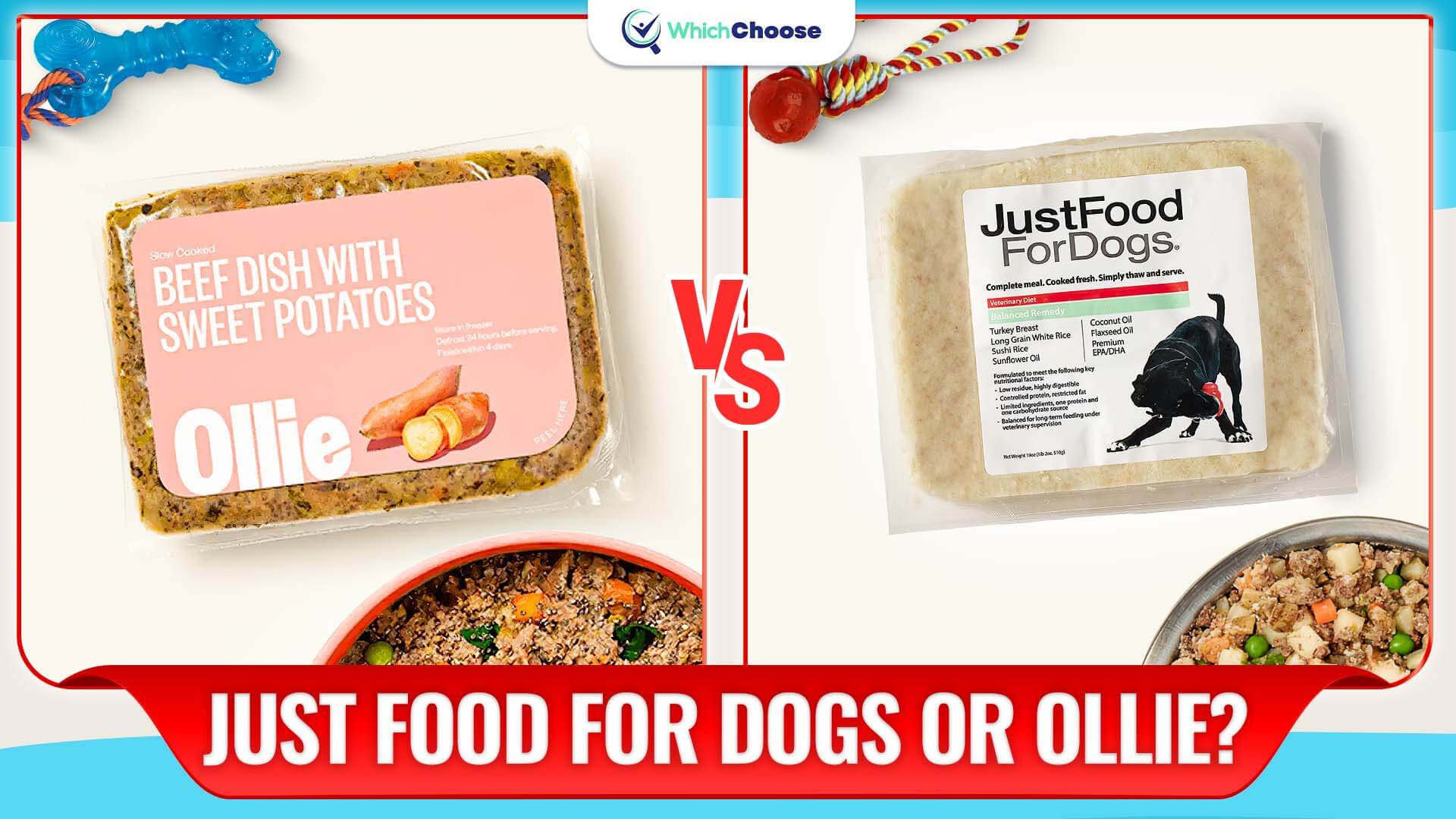Just Food For Dogs Vs Ollie: Which Fresh Dog Food Is Better?