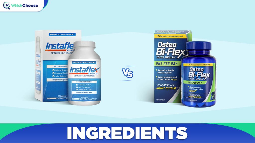Instaflex Advanced Vs Osteo Bi Flex: Ingredients