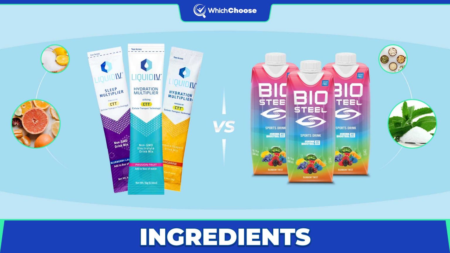 Biosteel Vs Liquid IV Which is the Best Hydration Mix? WhichChoose