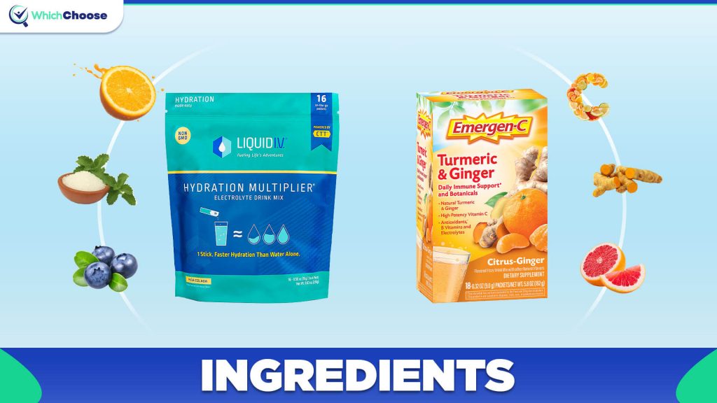 Liquid IV Vs Emergen C: Ingredients
