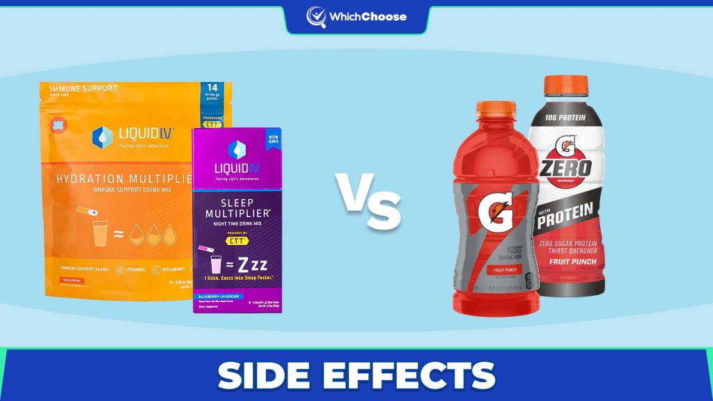 Liquid IV Vs Gatorade: Side Effects