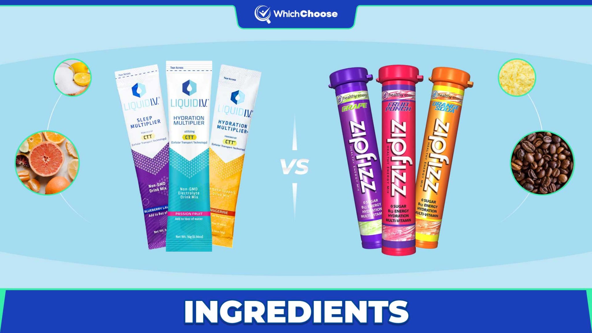 Zipfizz Vs Liquid IV 2024 Which Is For You? WhichChoose