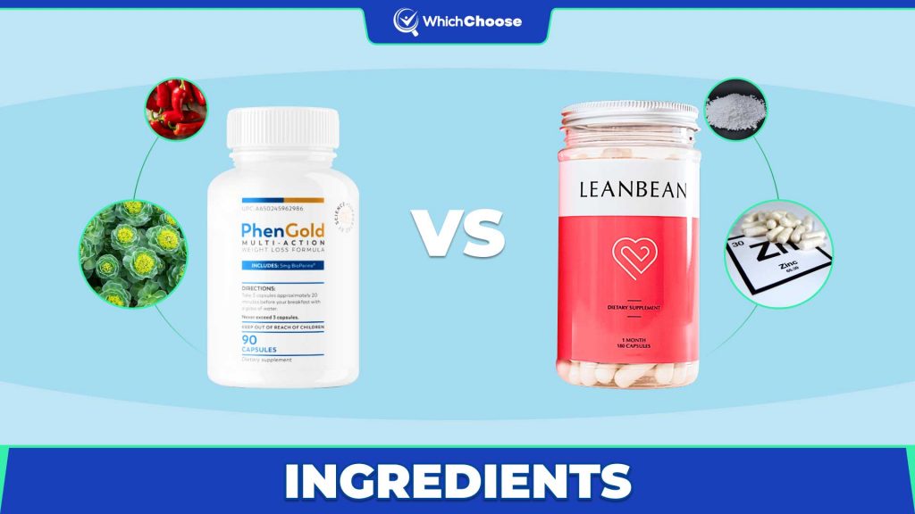 PhenGold Vs Leanbean: Ingredients