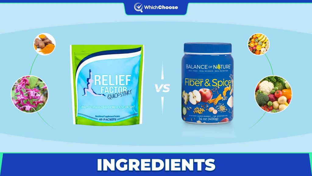 Relief Factor Vs Balance Of Nature: Ingredients