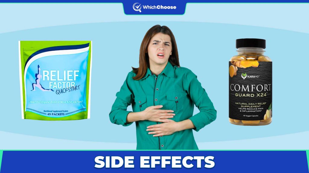 Comfort Guard X24 Vs Relief Factor: Side Effects