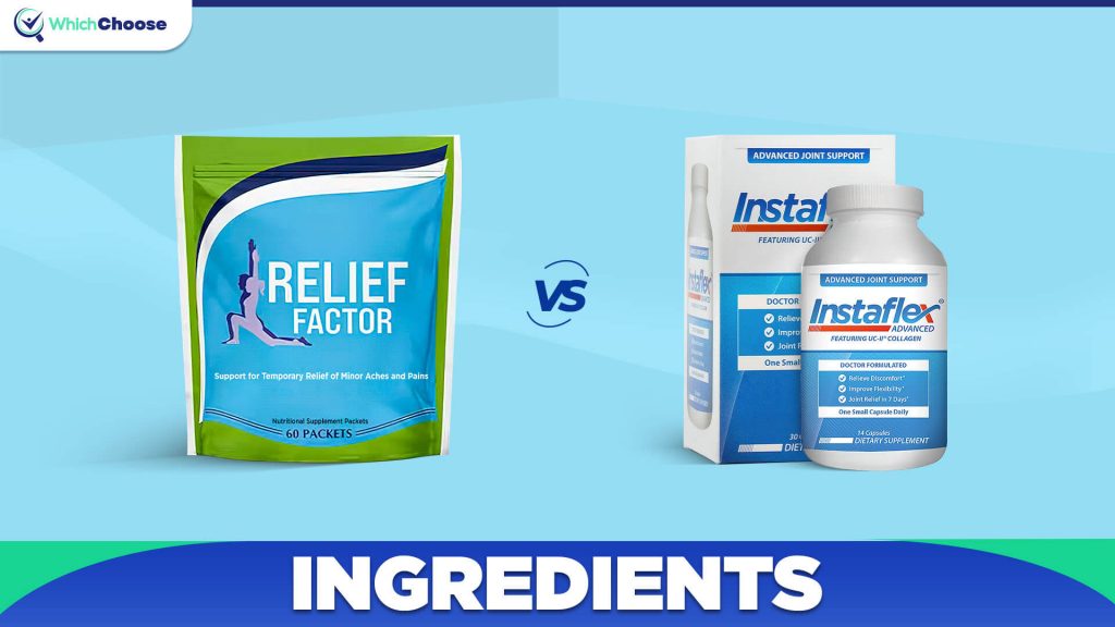 Instaflex Vs Relief Factor: Ingredients
