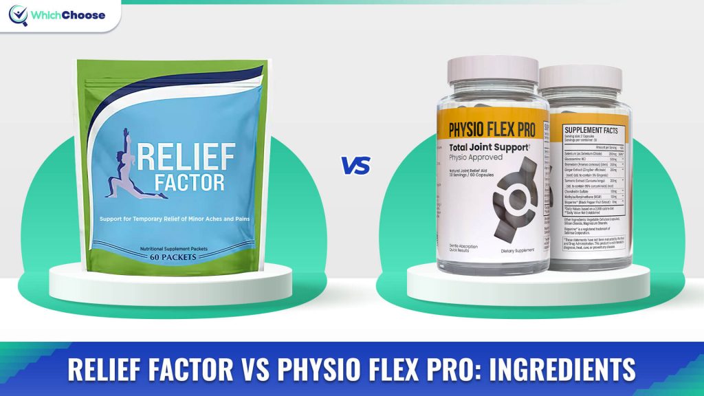 Physio Flex Pro Vs Relief Factor: Ingredients