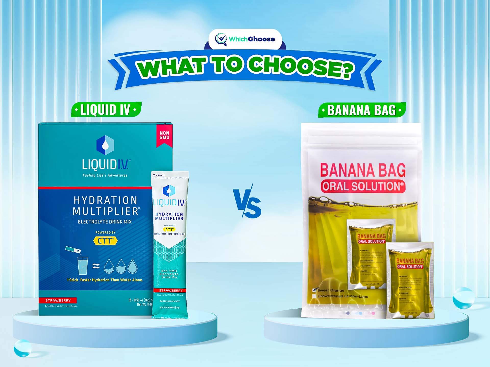 Banana Bag Vs Liquid IV 2024 What To Choose? WhichChoose