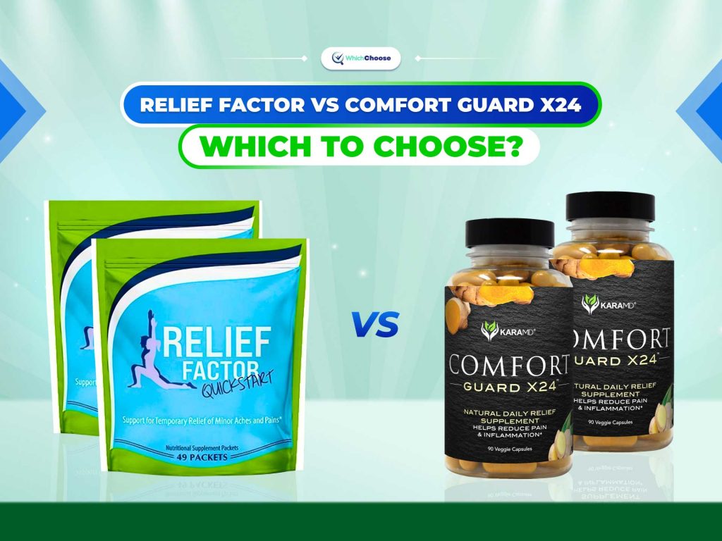 Comfort Guard X24 Vs Relief Factor