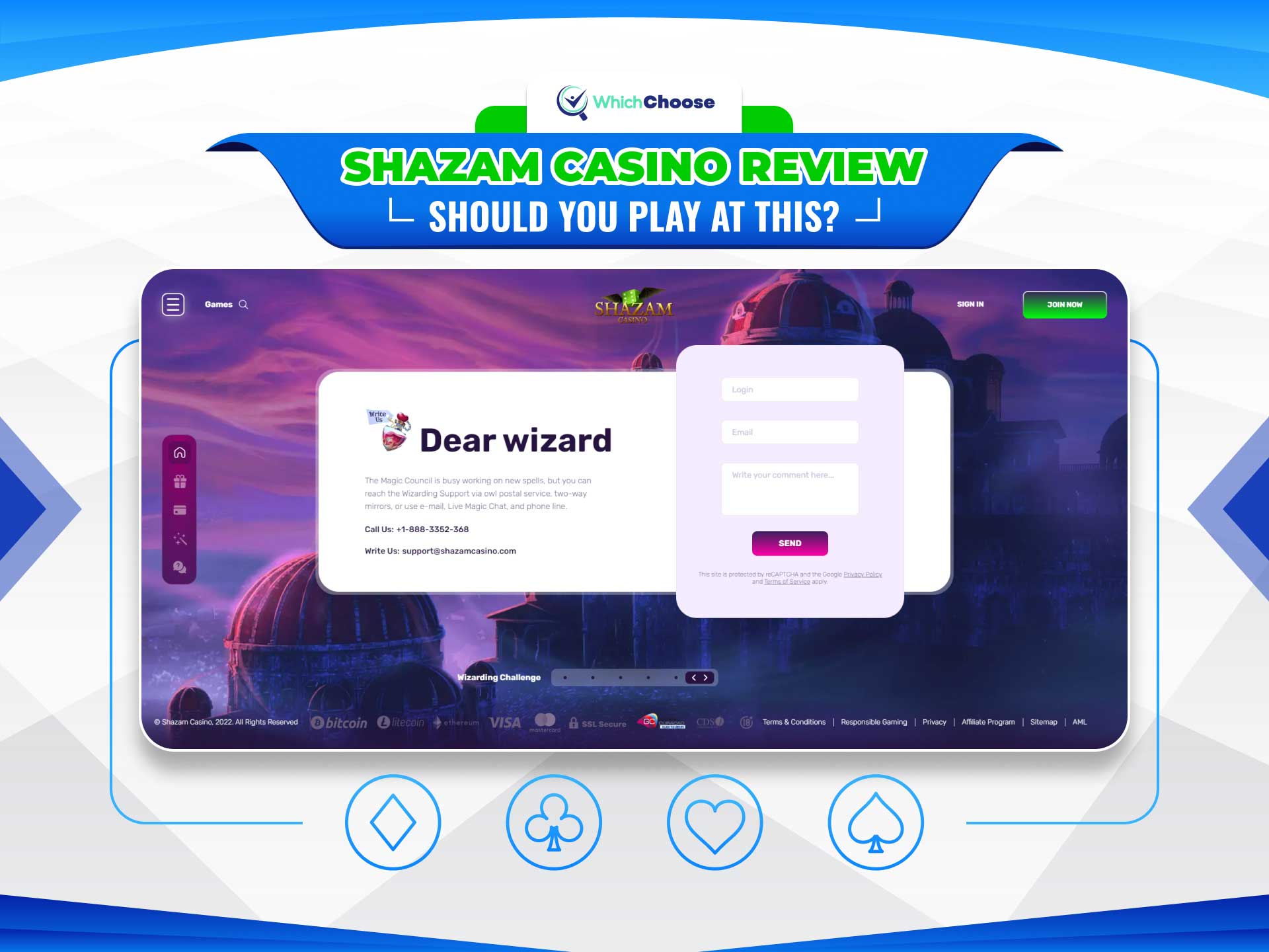 Shazam Casino Review: Should You Play At It?