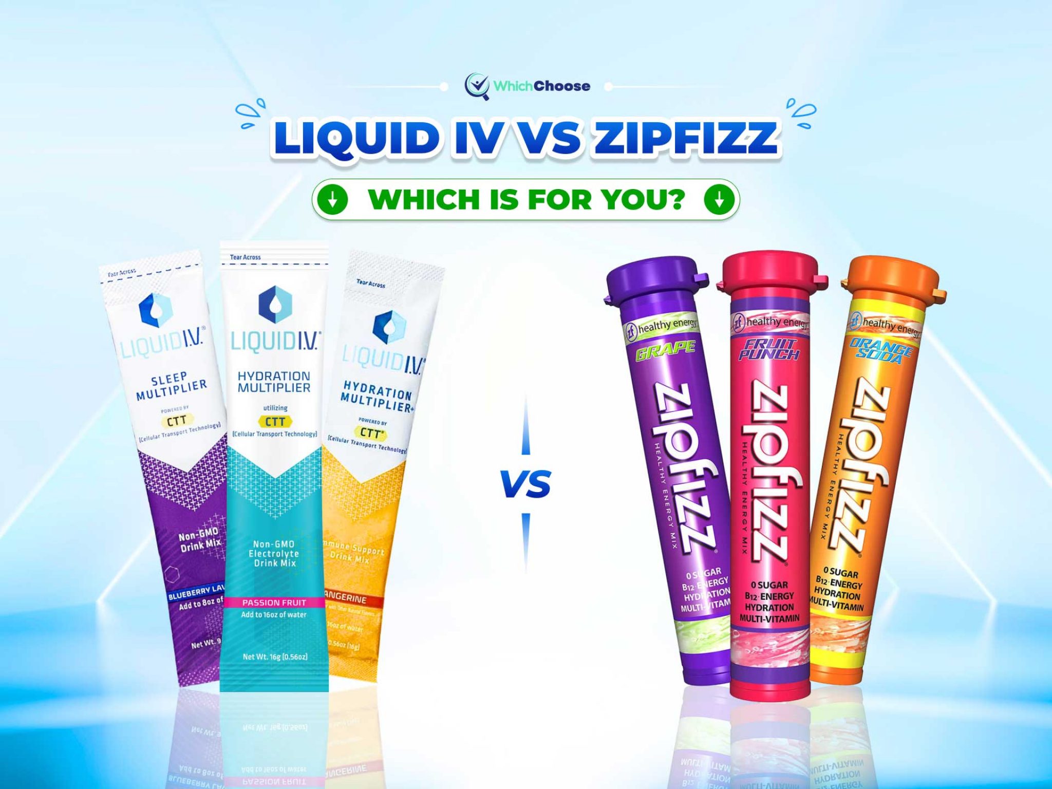 Zipfizz Vs Liquid IV 2024 Which Is For You? WhichChoose